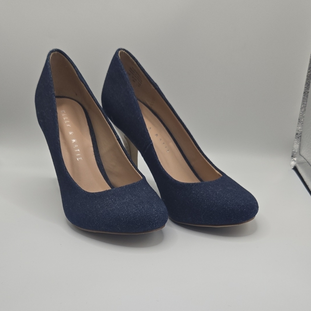 Coderno Denim Women's Pumps by Kelly & Katie